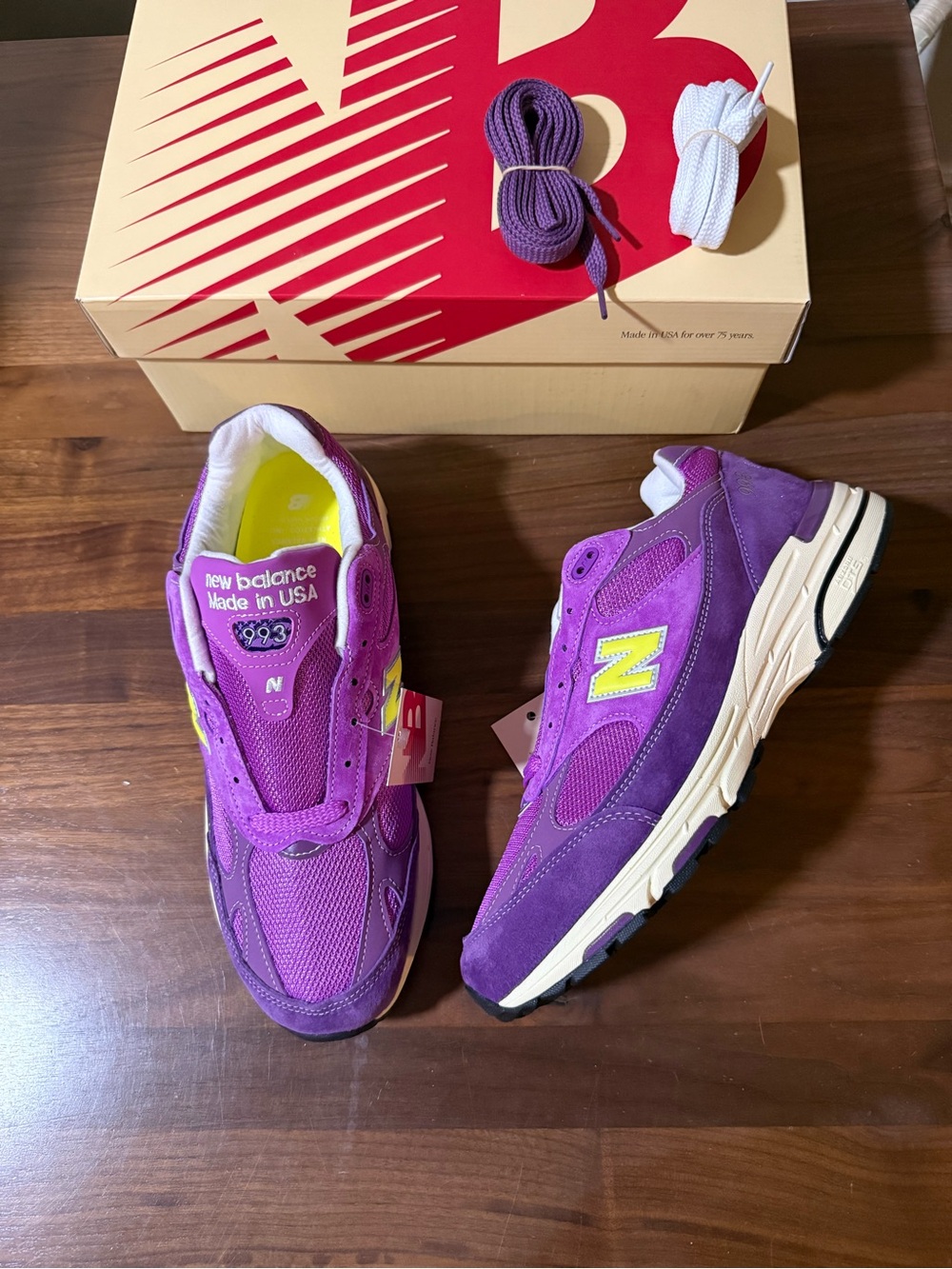 New Balance Made in USA 993 “Passion Fruit” Running Shoes Sneakers Men’s Size 11